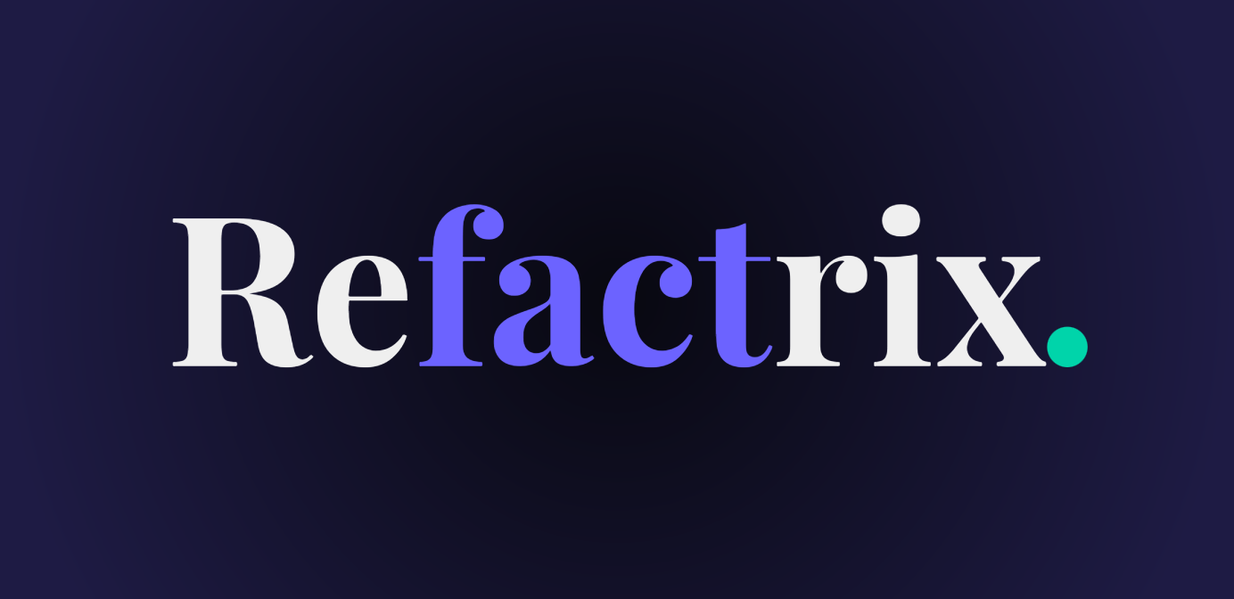 Welcome to Refactrix — Where Code Meets Craft